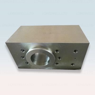 HHF-800/1000 Triplex Fluid End Module com pressão máxima de 7500 psi, conexão API 6 e construção de aço forjado